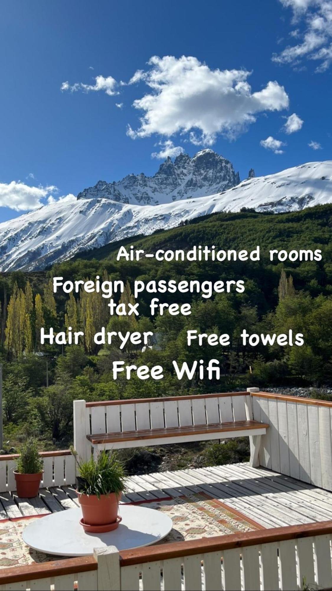 ויה סרו קסטיו B&B Y Cabanas Cerro Castillo מראה חיצוני תמונה